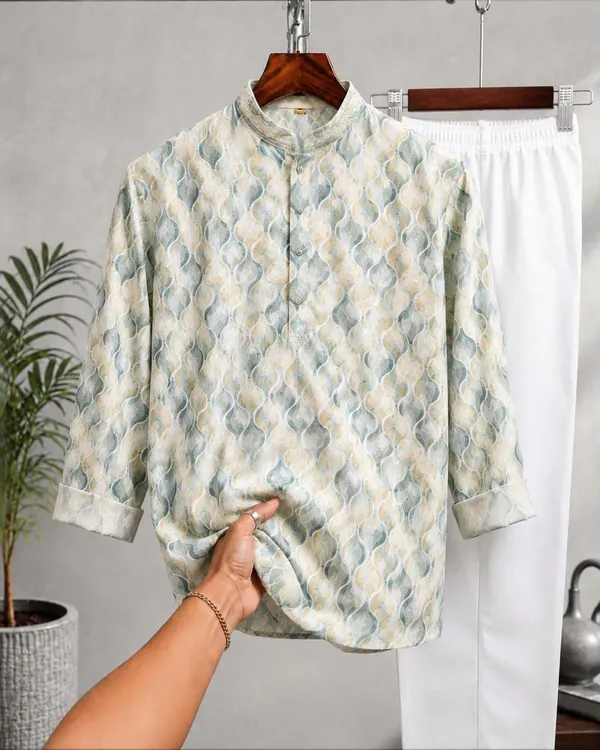vastraveda_Boys_Wedding,_Festive_&_Party_Kurta_and_Pyjama_Set_(Beige_Pack_of_1)