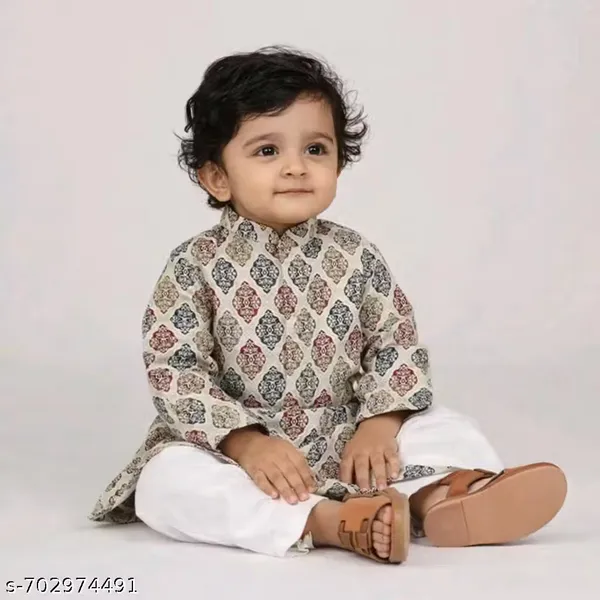vastraveda_Boys_Festive_&_Party_Kurta_and_Pyjama_Set_(Beige_Pack_of_1)