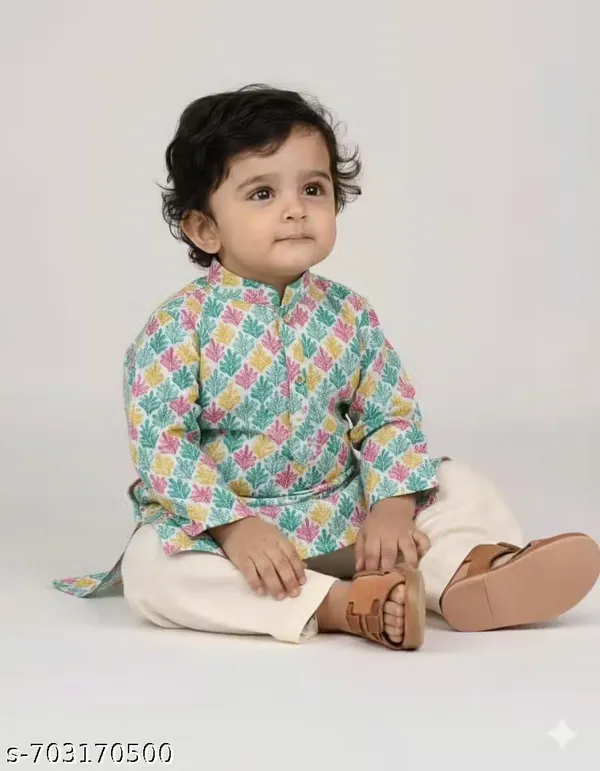 vastraveda_Boys_Festive_&_Party_Kurta_and_Pyjama_Set_(Multicolor_Pack_of_1)