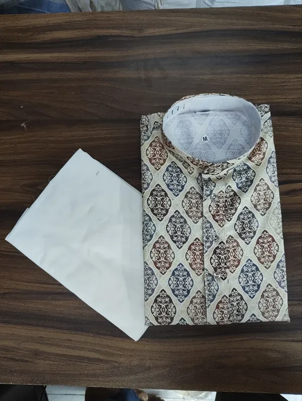 vastraveda_Boys_Festive_&_Party_Kurta_and_Pyjama_Set_(Beige_Pack_of_1)