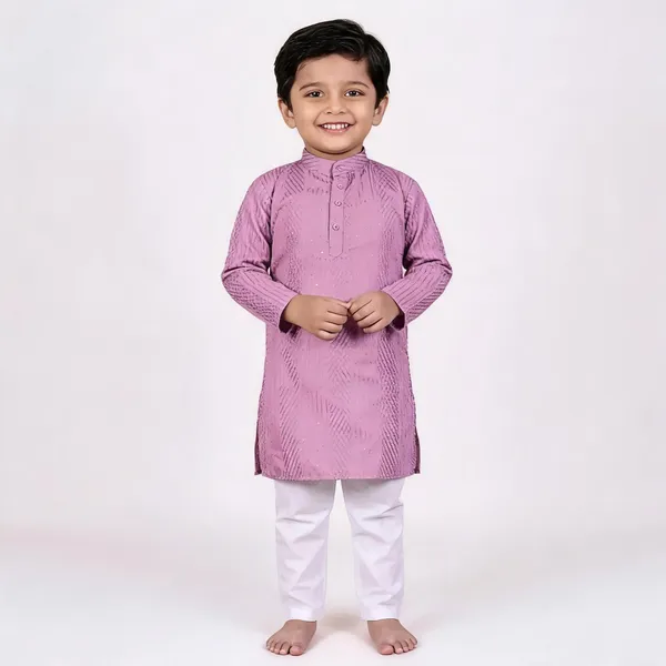 Vastraveda_Boys_Festive_&_Party,_Formal,_Wedding,_Casual_Kurta_And_Pyjama_Set_(Purple_Pack_Of_1)