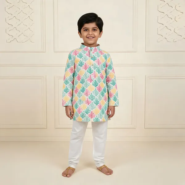 Vastraveda_Boys_Festive_&_Party_Kurta_And_Pyjama_Set_(Blue_Pack_Of_1)