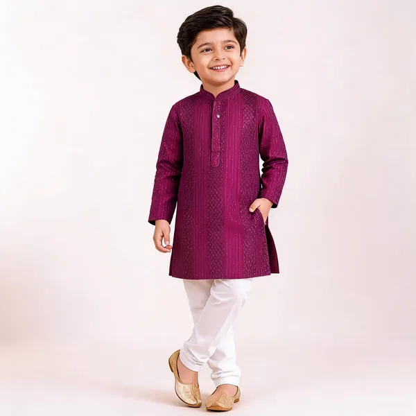 Vastraveda_Boys_Festive_&_Party,_Formal,_Wedding,_Casual_Kurta_And_Pyjama_Set_(Multicolor_Pack_Of_1)