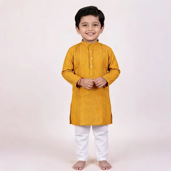 Vastraveda_Boys_Festive_&_Party,_Formal,_Wedding,_Casual_Kurta_And_Pyjama_Set_(Yellow_Pack_Of_1)
