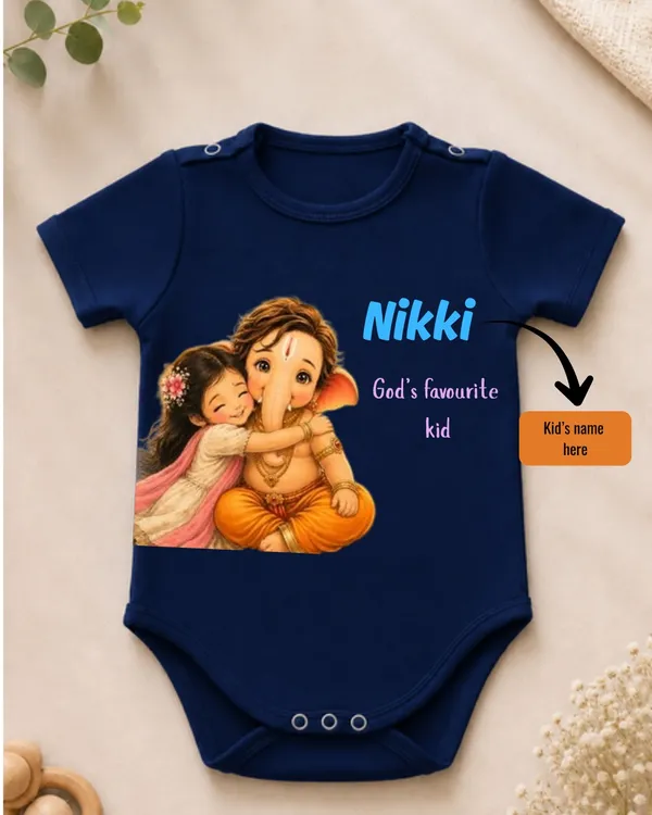 Navy_Blue_Interlock_Jersey_Short_Sleeve_Printed_Bodysuit_For_Babies