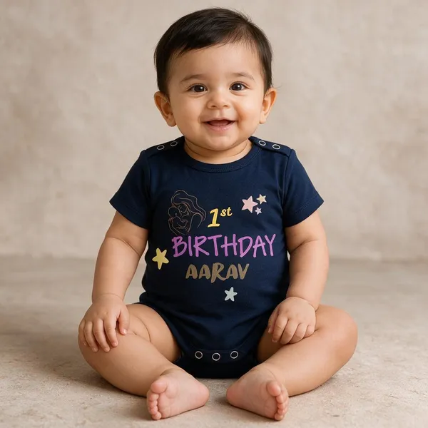 Navy_Blue_Interlock_Jersey_Short_Sleeve_Birthday_Bodysuit_For_Babies