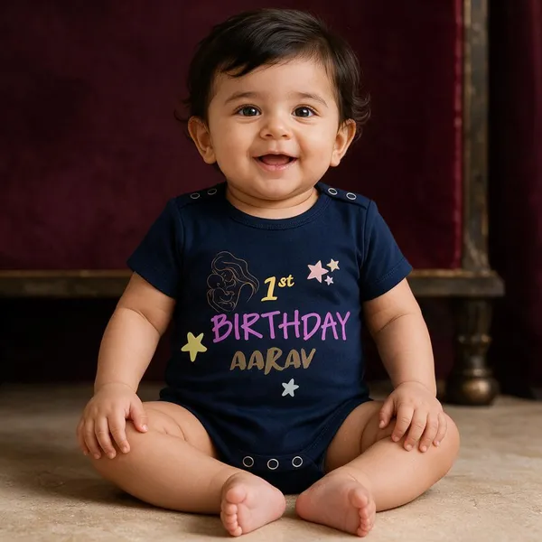 Navy_Blue_Interlock_Jersey_Short_Sleeve_Birthday_Bodysuit_For_Babies