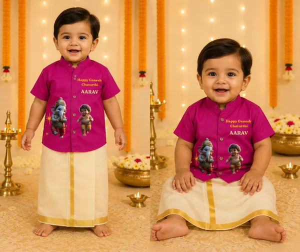 Pink_Cotton_Festive_Kurta_Dhoti_Set_For_Baby_Boys