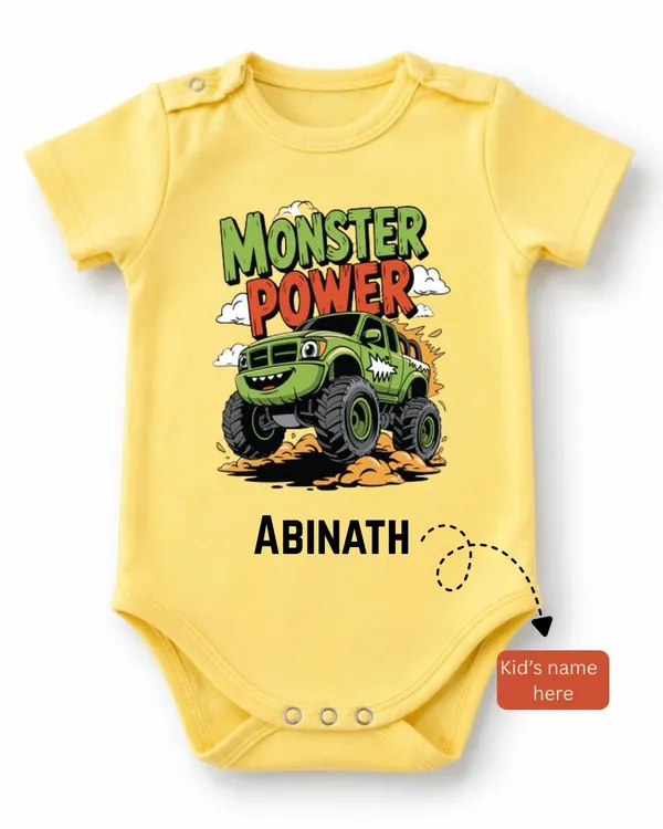 Yellow_Interlock_Jersey_Short_Sleeve_Baby_Bodysuit_For_Babies