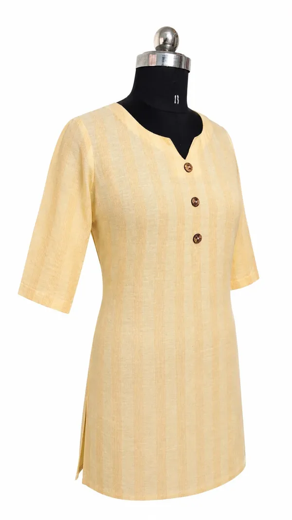 Yellow_Cotton_Straight_Kurta_For_Women