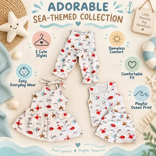 White_Cotton_Printed_Sleeveless_Baby_Outfit_Set_For_Babies