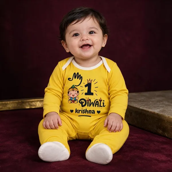 Yellow_Interlock_Jersey_Full_Sleeve_Footed_Romper_For_Babies