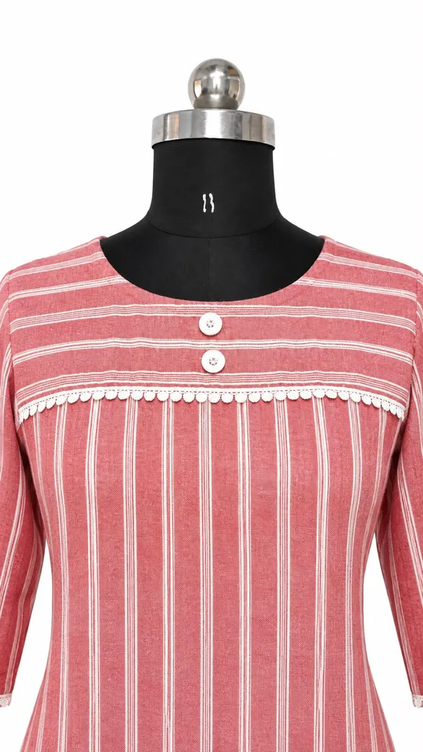 Pink_Cotton_Striped_Straight_Kurta_For_Women