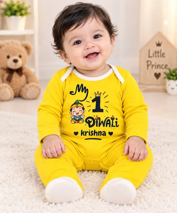 Yellow_Interlock_Jersey_Full_Sleeve_Footed_Romper_For_Babies