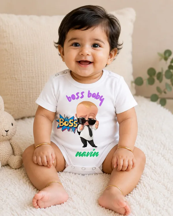 White_Interlock_Jersey_Printed_Baby_Bodysuit_For_Babies