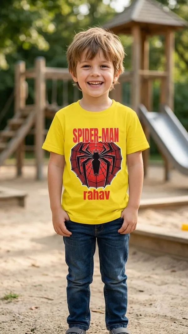 Yellow_Interlock_Jersey_Graphic_T-Shirt_For_Boys