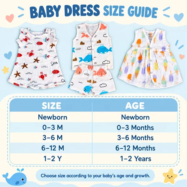 White_Cotton_Printed_Baby_Dress_Set_For_Babies