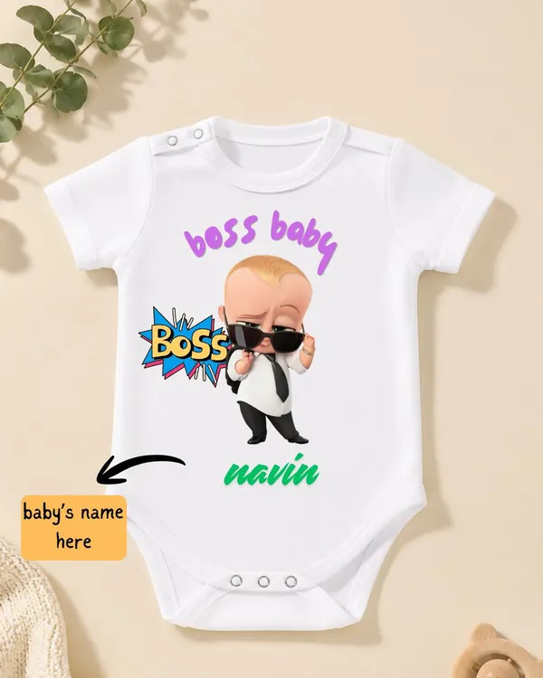White_Interlock_Jersey_Printed_Baby_Bodysuit_For_Babies