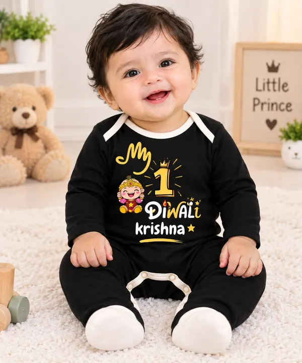 Black_Interlock_Jersey_Full_Sleeve_Festive_Romper_For_Babies