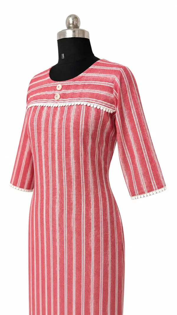 Pink_Cotton_Striped_Straight_Kurta_For_Women