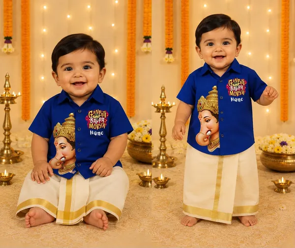 Blue_Cotton_Traditional_Shirt_Dhoti_Set_For_Babies