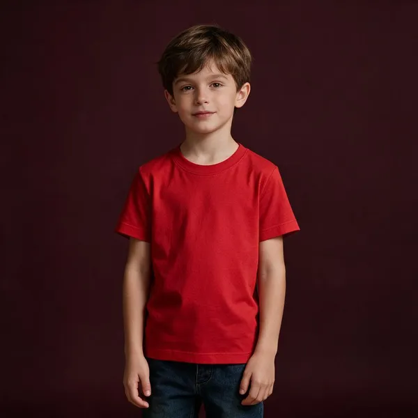Red_Interlock_Jersey_Crew_Neck_T-Shirt_For_Boys
