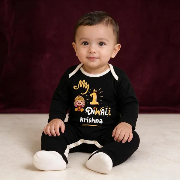 Black_Interlock_Jersey_Full_Sleeve_Festive_Romper_For_Babies