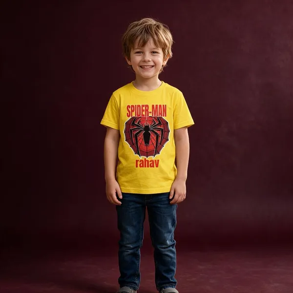 Yellow_Interlock_Jersey_Graphic_T-Shirt_For_Boys