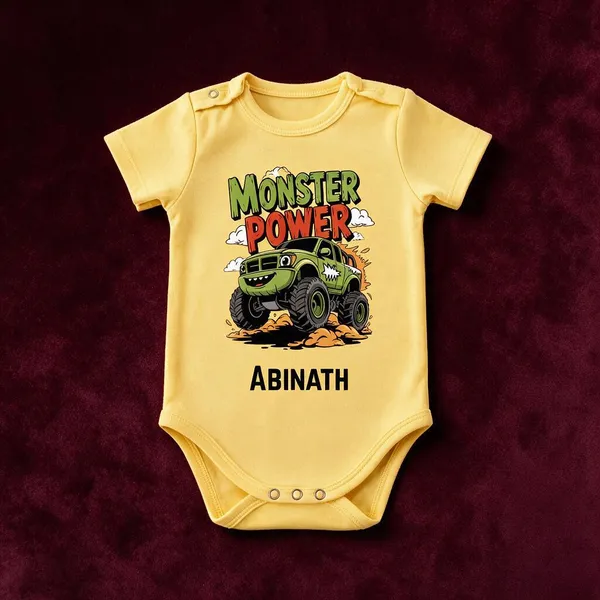Yellow_Interlock_Jersey_Short_Sleeve_Baby_Bodysuit_For_Babies
