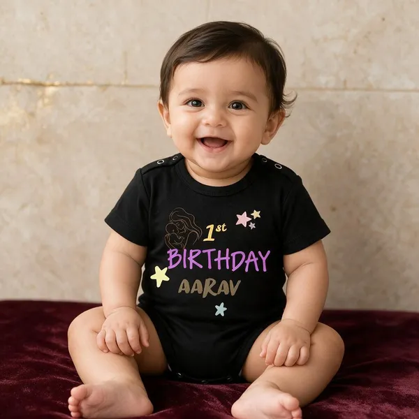 Black_Interlock_Jersey_Short_Sleeve_Birthday_Bodysuit_For_Babies