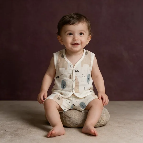 Off_White_Cotton_Printed_Vest_And_Shorts_Set_For_Baby_Boys