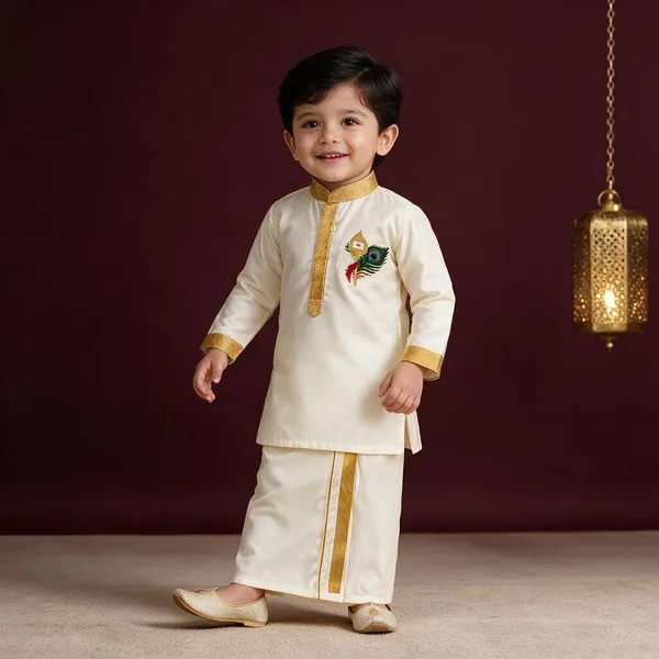 Cream_Cotton_Traditional_Kurta_Pajama_Set_For_Boys