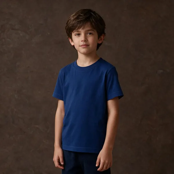 Blue_Interlock_Jersey_Crew_Neck_T-Shirt_For_Boys
