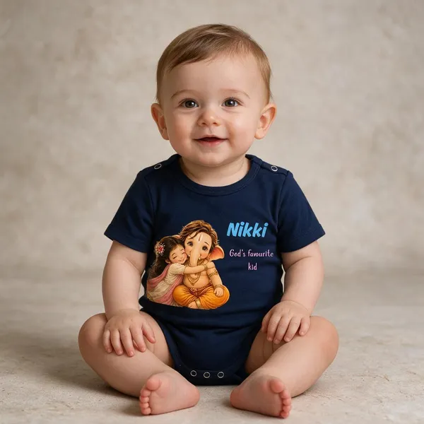 Navy_Blue_Interlock_Jersey_Short_Sleeve_Printed_Bodysuit_For_Babies