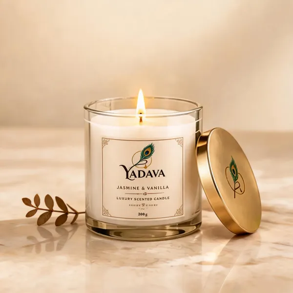 Wax_Jasmine_Vanilla_Floral_Scented_Candle