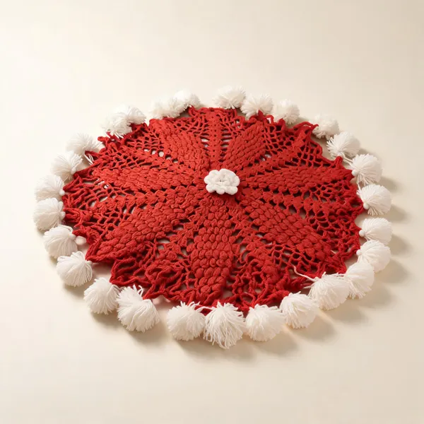 Wool_Crochet_Floral_Round_Decorative_Mat