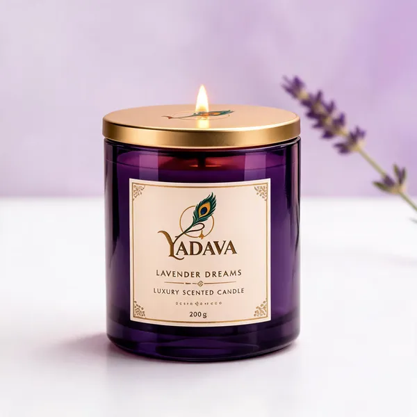 Wax_Lavender_Scented_Glass_Jar_Candle