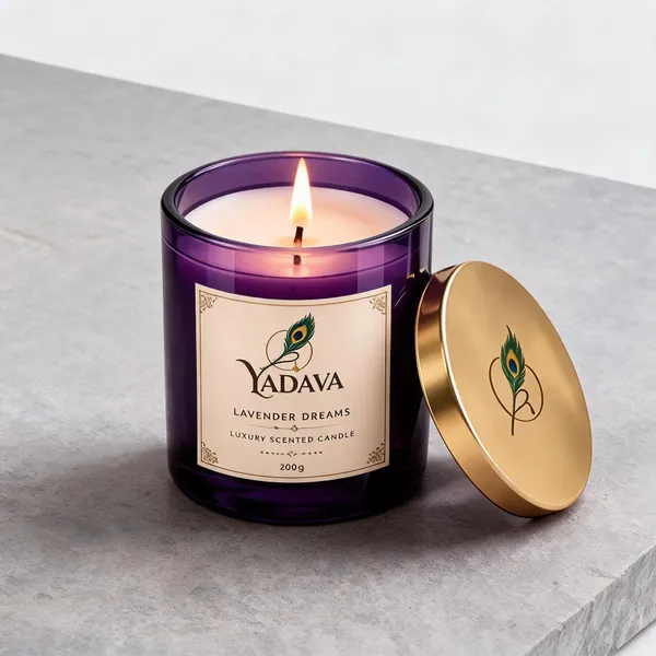 Wax_Lavender_Scented_Glass_Jar_Candle