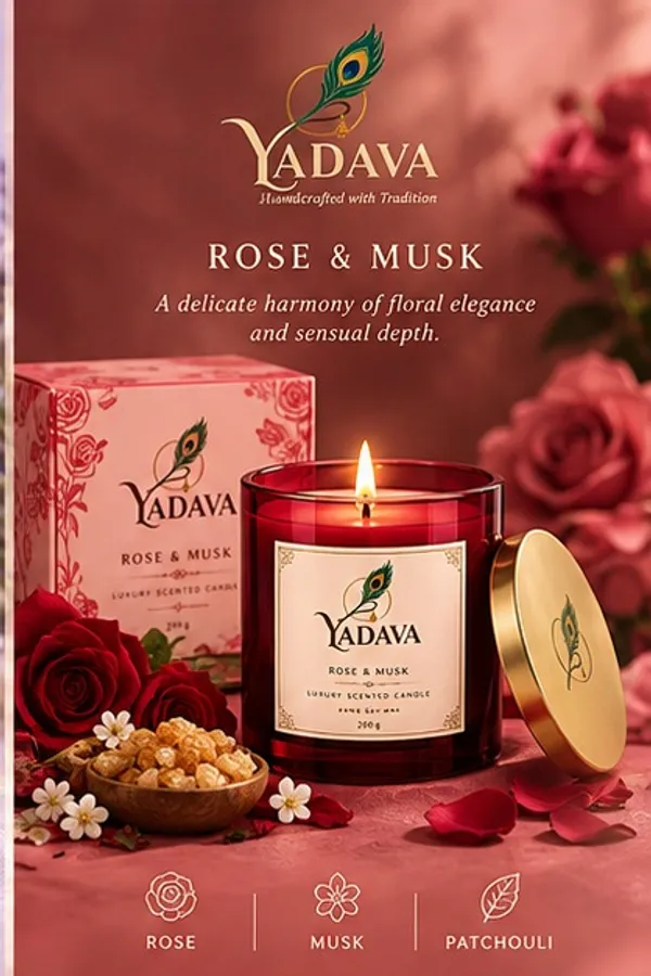 Wax_Rose_Musk_Scented_Glass_Jar_Candle
