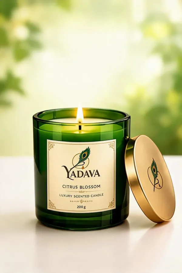 Wax_Citrus_Blossom_Scented_Glass_Candle