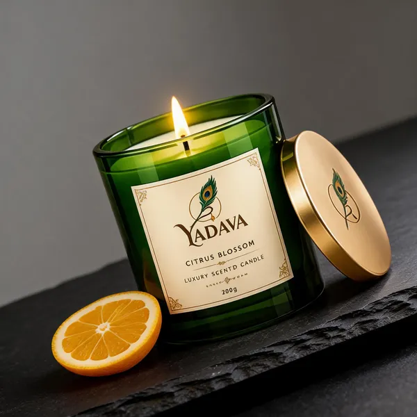 Wax_Citrus_Blossom_Scented_Glass_Candle