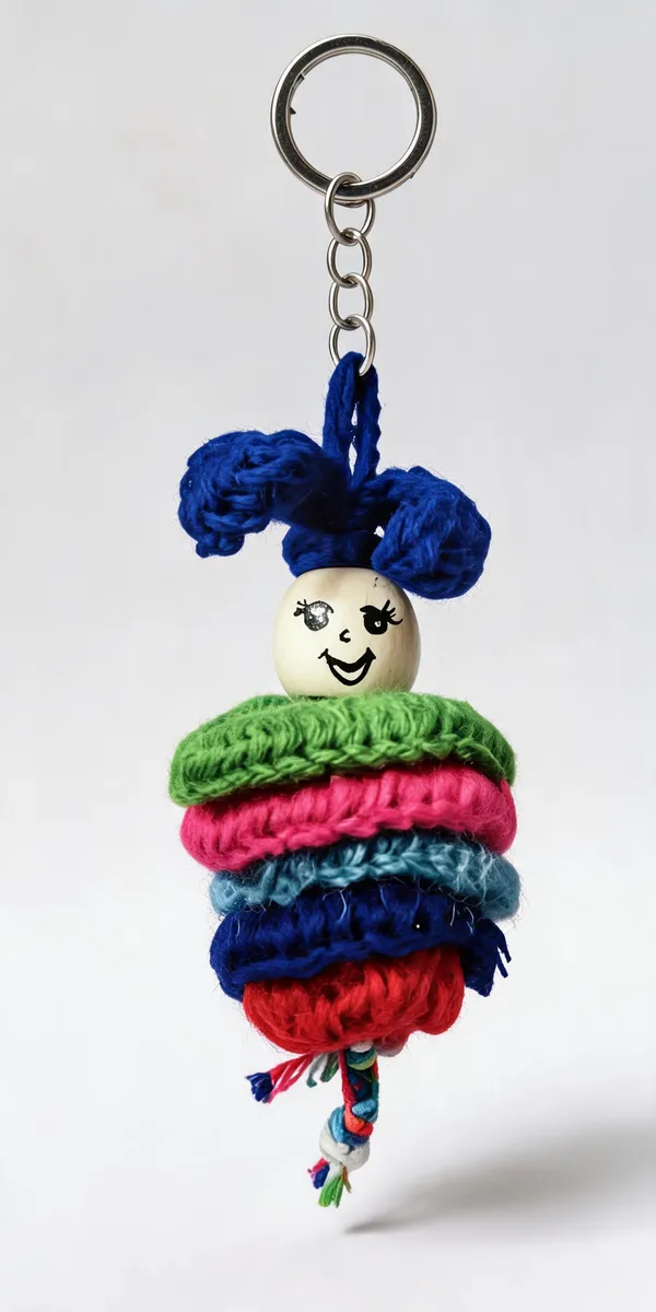 Multicolour_Wool_Handmade_Yarn_Doll_Keychain_For_Unisex_-_Pack_of_2