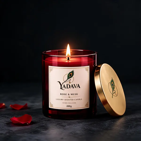 Wax_Rose_Musk_Scented_Glass_Jar_Candle