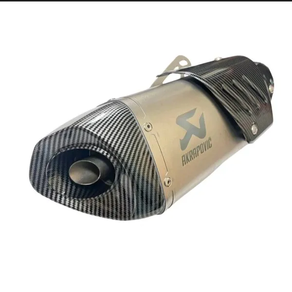 Akrapovic_Style_Carbon_Finish_Motorcycle_Exhaust_Muffler