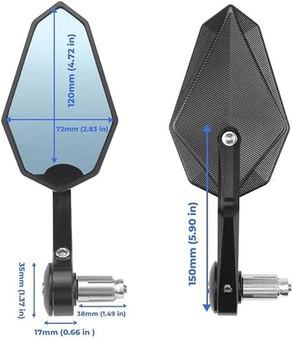Black_Motorcycle_Rear_View_Mirrors_With_Mounting_Kit