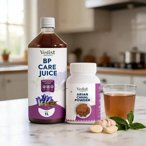 Vedist_Organic_Bp_Care_Combo_Juice_&_Powder_-_3_Month_Pack