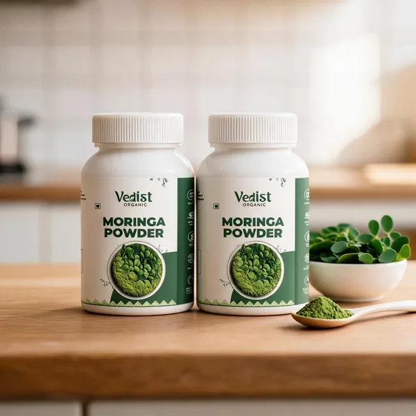 Vedist_Organic_Certified_Moringa_Antioxidant_Powder_100G_Pack_Of_2