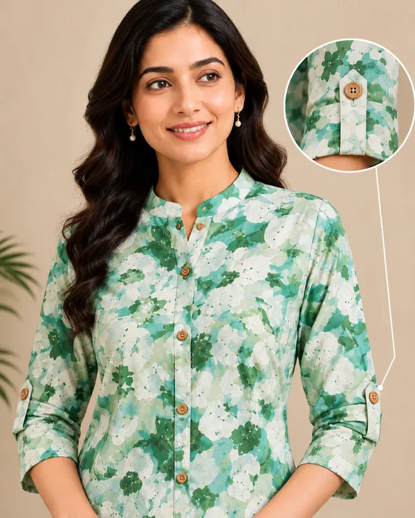 Green_Floral_Straight_Kurta_Set_for_Women