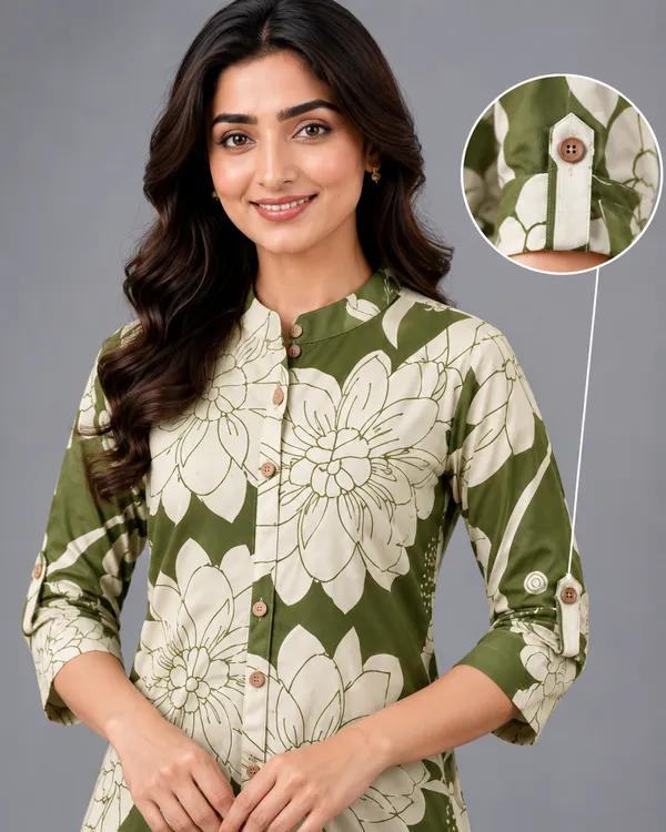 Grey_And_Cream_Floral_Print_Straight_Kurta_Set_for_Women