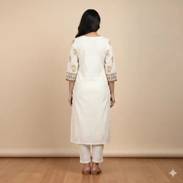 Cream_Printed_Straight_Kurta_Dupatta_Set_For_Women